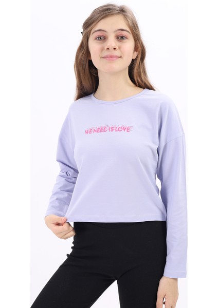 Kız Çocuk Baskılı Tişört