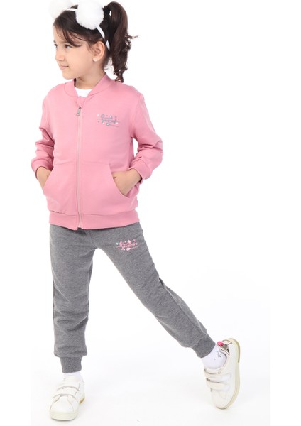 Kız Çocuk 3lü Baskılı Eşofman Takım fırsatları