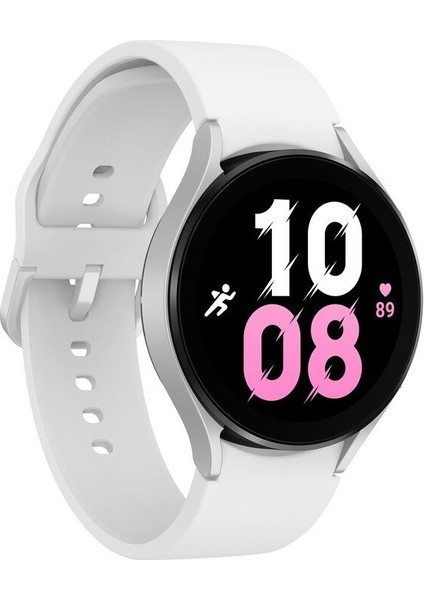 Gümüş Galaxy Watch5 (44MM) (Gümüş) Gümüş Gümüş Samsung Tr Garantili 400-500 Mah 2 Yıl 41-45 mm