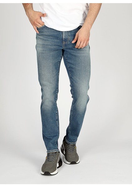 Lee Cooper Normal Bel Slim Fit Erkek Denim Pantolon 251 Lcm 121030 Jack Gerard Blue Mıd
