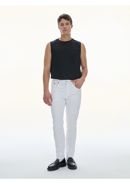 Erkek Smarty Y Dar Paça Orta Bel Jean Pantolon