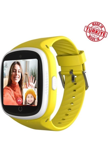 Sarı Connect Akıllı Çocuk Saati - Lemon Tree Yok Yok 41-45 mm Resmi Distribütör Garantili Siyah Iki