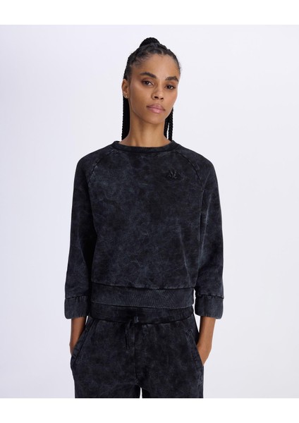 Stichas Crew Kadın Antrasit Comfort Fit Sweatshirt fiyatları