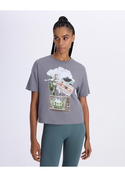 Authentic Alessi Kadın Antrasit Comfort Fit Tişört fiyatları