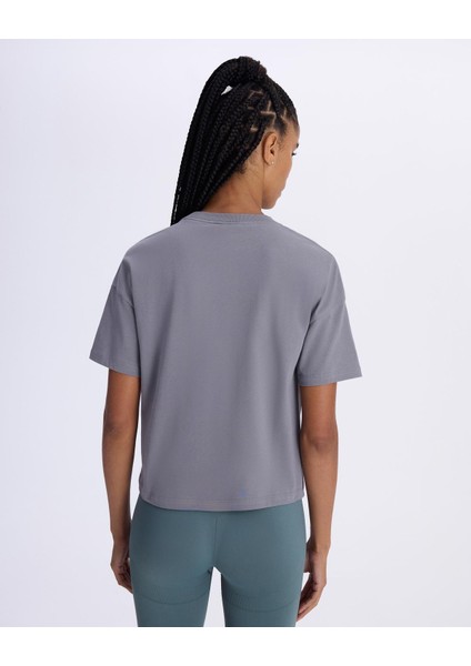 Authentic Alessi Kadın Antrasit Comfort Fit Tişört fırsatları