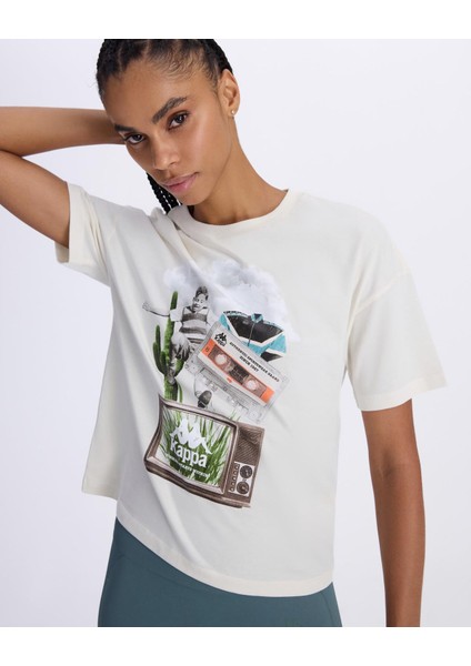 Authentic Alessi Kadın Beyaz Comfort Fit Tişört fiyatları