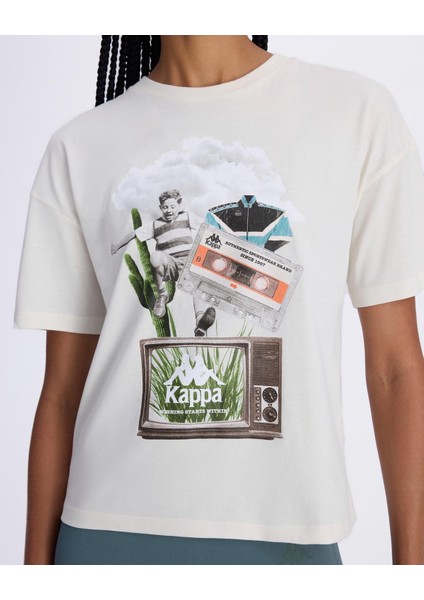 Authentic Alessi Kadın Beyaz Comfort Fit Tişört modelleri