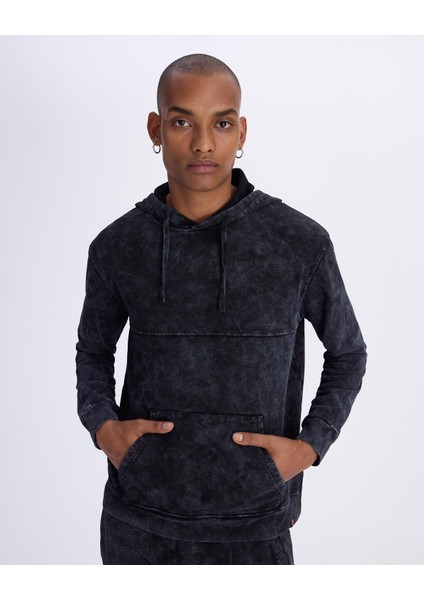 Authentic Theo As Erkek Antrasit Comfort Fit Hoodie fiyatları