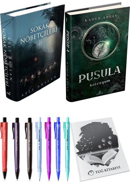 Pusula 1 Kolezyum Ciltli Kader Arvas ve Sokak Nöbetçileri 2 Ciltli Aslı Arslan 2li Set