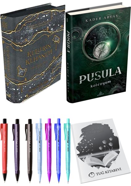 Pusula 1 Kolezyum Ciltli Kader Arvas ve Küllerin Kehaneti 3 Ciltli Sena Nur Işık 2li Set