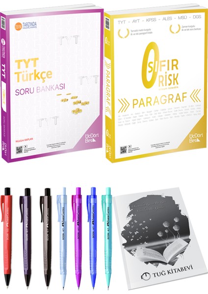 2025 Paragraf Sıfır Risk - 2025 Tyt Türkçe Soru Bankası 2li Set