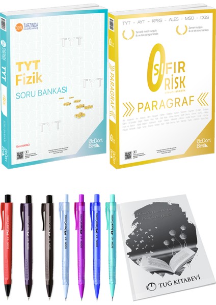 2025 Paragraf Sıfır Risk - 2025 Tyt Fizik Soru Bankası 2li Set