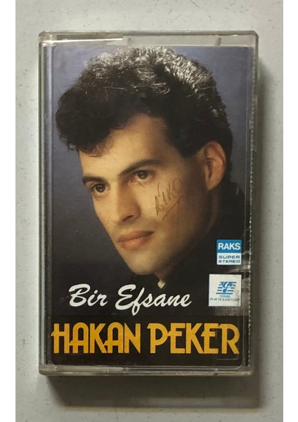 Hakan Peker Bir Efsane Kaset (Orjnal Dönem Kağıt Baskı Kaset)