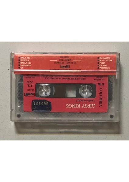 Gipsy Kings Este Mundo Kaset (Orjnal Dönem Kağıt Baskı Kaset)