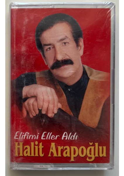 Deka Müzik Halit Araboğlu Elifimi Eller Aldı Kaset (Orjnal Dönem Baskı Kaset)