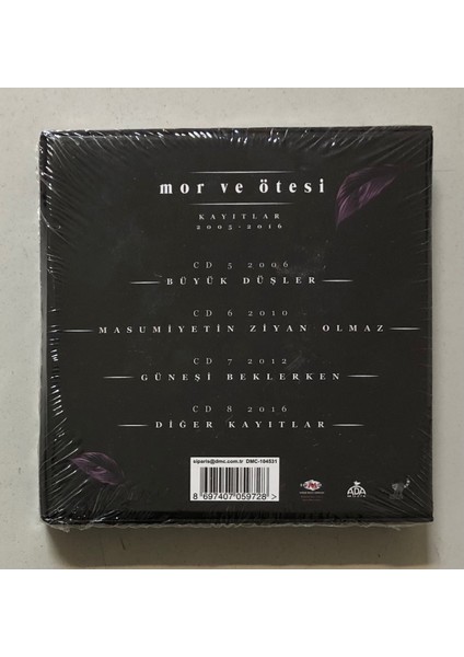 Mor ve Ötesi 2005-2016 Kayıtlar Box Set, Special Edition 4 Cd, Album ( Sıfır Ambalajında )