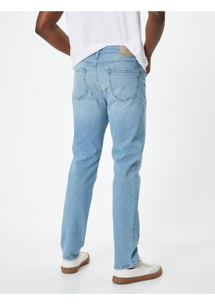 Slim Fit Kot Pantolon - Brad Jean
