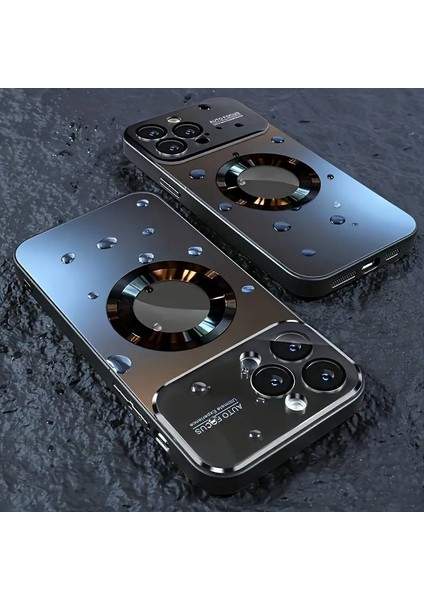 iPhone 15 Pro Max Kılıf Magsafe Wireless Auto Focus Tasarımlı