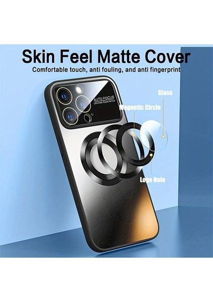 iPhone 15 Pro Max Kılıf Magsafe Wireless Auto Focus Tasarımlı