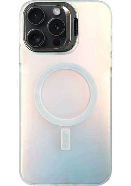 Iphone 14 Pro Max Primera Magsafe Standlı Kapak - Beyaz Mrayd