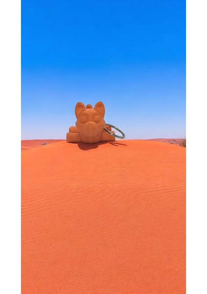 3D Köpek Figürlü Anahtarlık
