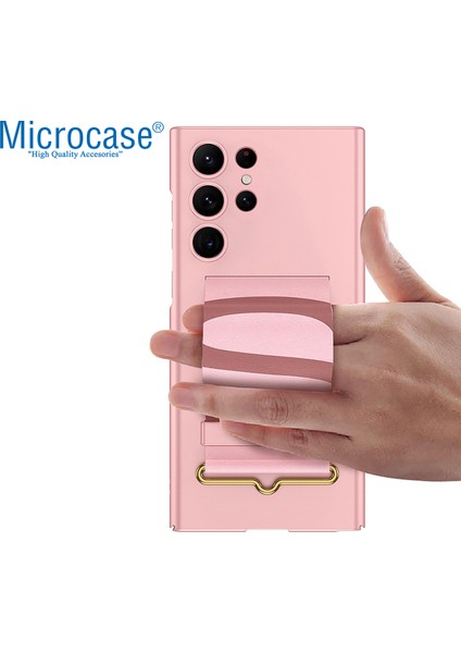 Samsung Galaxy S24 Ultra Parmak Tutuculu Kayış Askılı Plastik Kılıf - AL3565 fiyatları