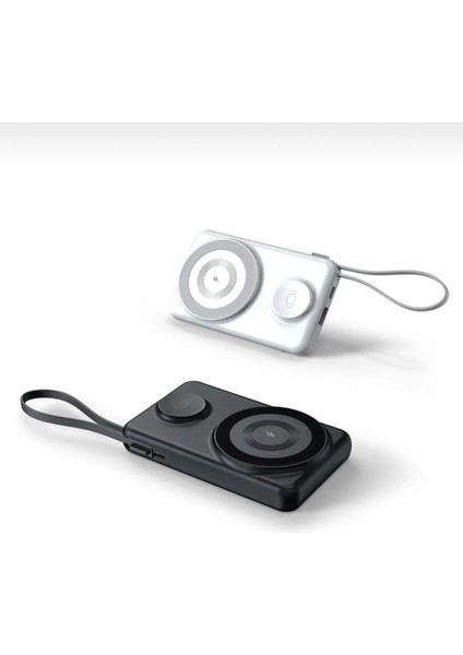 Kablosuz Magsafe Powerbank Telefon ve Akilli Saat Kablosuz Şarj Özelikli 10000MAH Dijital Göstergeli fırsatları