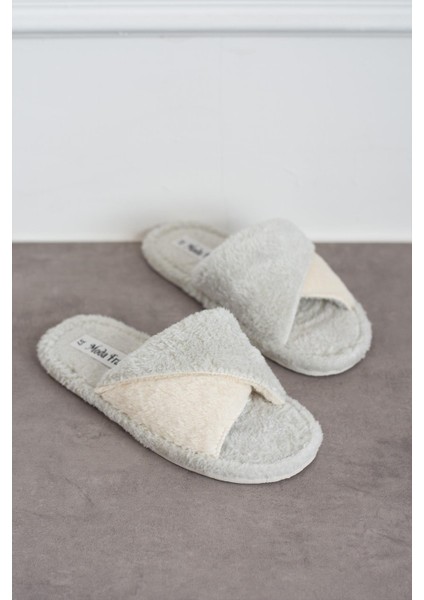 Bella Çapraz Kadın Ev Terliği Kışlık Terlik Sessiz Taban fırsatları