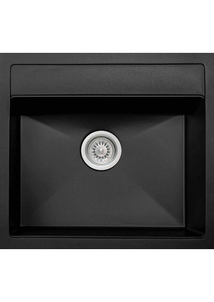 5 - 10 kg Siyah Granit Tek Gözlü Mutfak Evyesi 50X55 cm 0 - 30 cm 40 - 50 cm 25+ cm 2 Yıl Köşeli 1