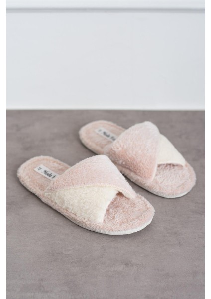 Bella Çapraz Kadın Ev Terliği Kışlık Terlik Sessiz Taban fırsatları