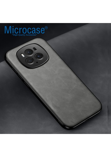 Honor Magic 6 Pro Için Luxury Leather Series Deri Desenli Plastik Koruma Kılıf - AL8125 fırsatları