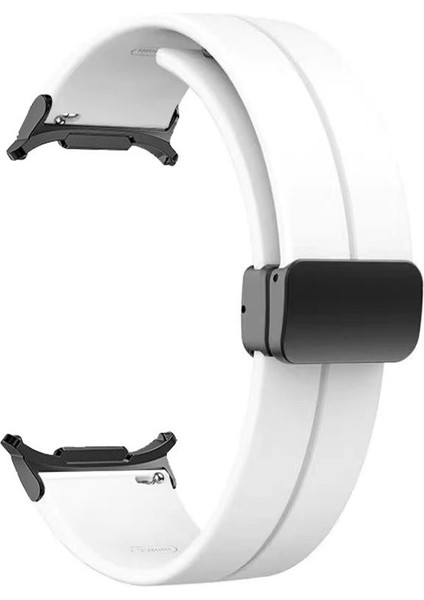 Samsung Galaxy Watch Ultra 47MM Kordon Kayış D-Buckle Mıknatıslı Silikon