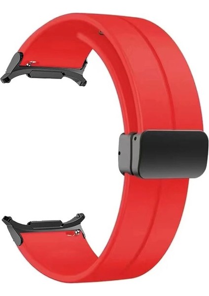 Samsung Galaxy Watch Ultra 47MM Kordon Kayış D-Buckle Mıknatıslı Silikon