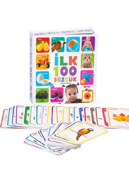 Hayır Ilk 100 Sözcük Flash Cards 1 - 2 Yaş Hayır Evrensel Dil 1'li