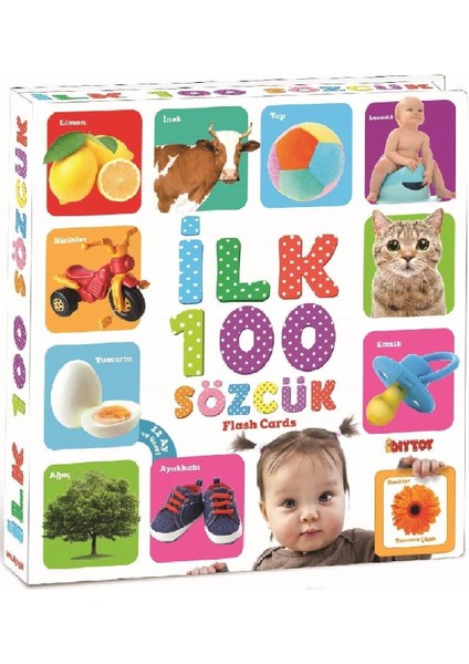 Hayır Ilk 100 Sözcük Flash Cards 1 - 2 Yaş Hayır Evrensel Dil 1'li