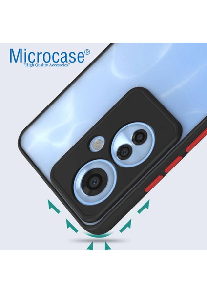 Oppo Reno 11F/ Oppo F25 Pro London Serisi Darbeye Dayanıklı Kılıf - Siyah AL3415 modelleri