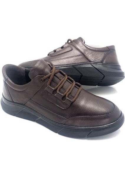 Deri Ortopedik Kışlık Kahve Erkek Ayakkabı modelleri