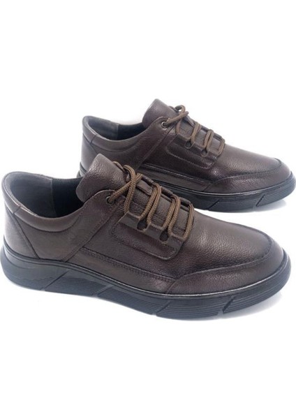 Deri Ortopedik Kışlık Kahve Erkek Ayakkabı fırsatları