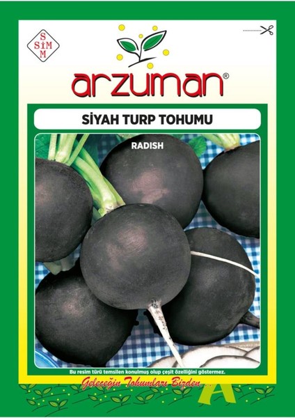 Siyah Turp Tohumu 2000 Tohum 25 Gram