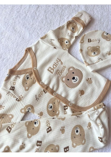 Yenidoğan Unisex Bebek Sevimli Baby Bear 3'lü Set (0-3 Ay) indirimleri