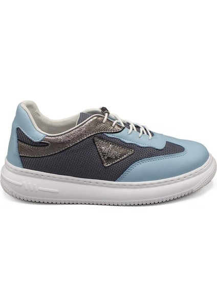 Kadın Deri ve Tekstil Sneaker Ayakkabı 082Y24K11604