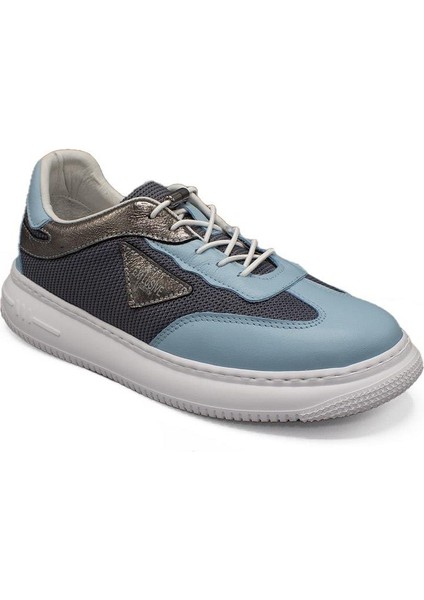 Kadın Deri ve Tekstil Sneaker Ayakkabı 082Y24K11604