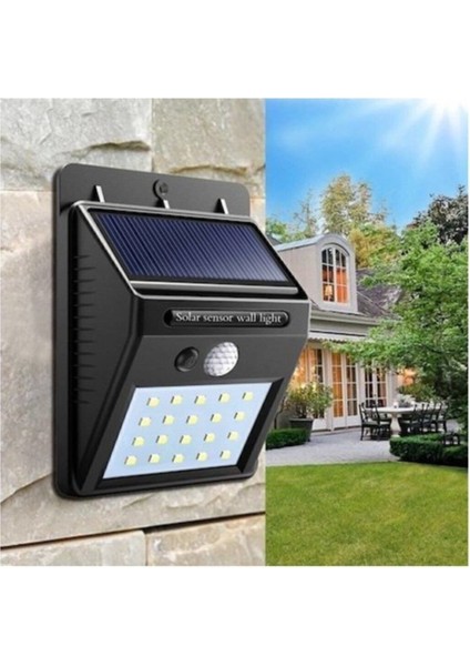 Güneş Enerji Doxal Solar Güneş Enerjili Şarj Olabilen 20 Ledli Bahçe Lambası 0 - 250 Watt LED