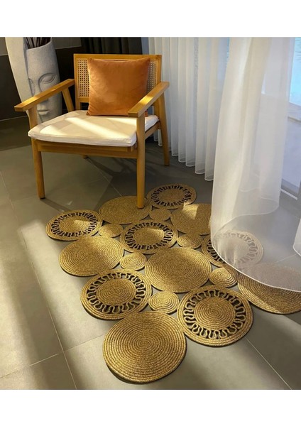 Jüt Çift Taraflı Oval Halı fiyatları