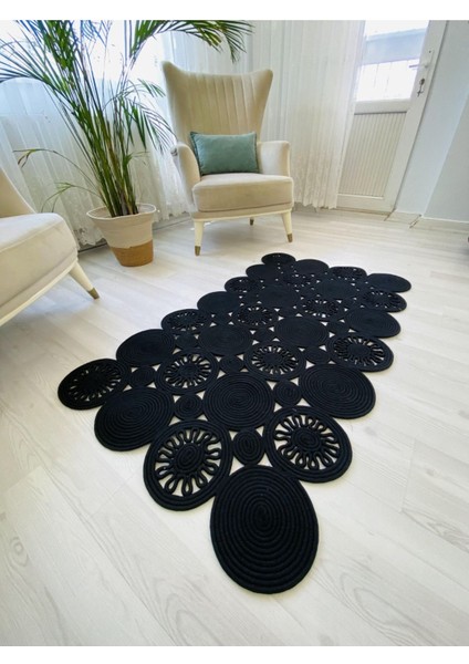 Jüt Çift Taraflı Oval Halı fırsatları