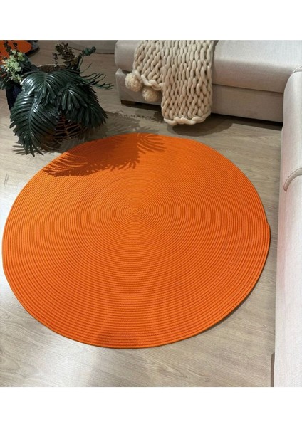 Jüt Çift Taraflı Yuvarlak Halı modelleri