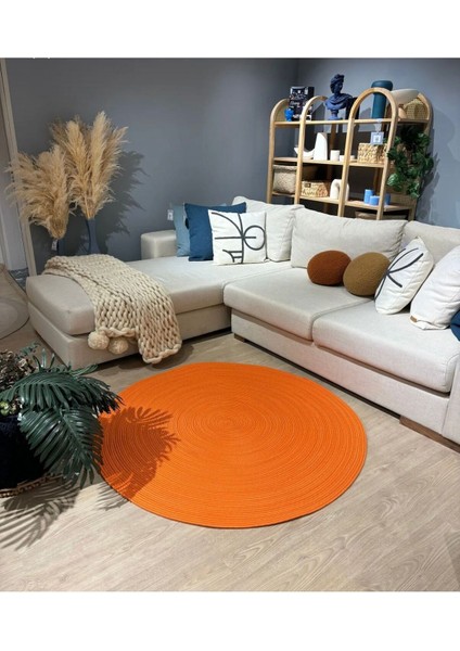 Jüt Çift Taraflı Yuvarlak Halı fırsatları