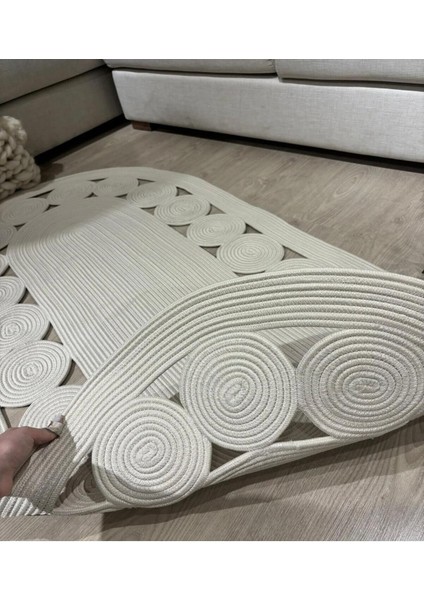 Jüt Çift Taraflı Oval Halı fırsatları