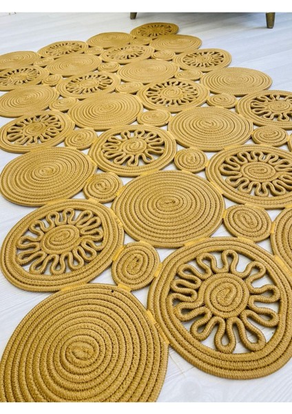 Jüt Çift Taraflı Oval Halı fırsatları