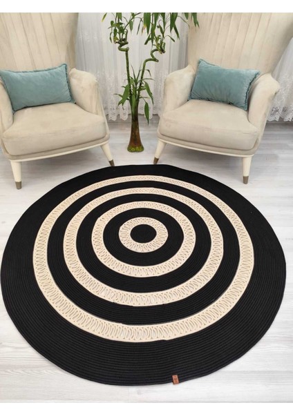 Mola Serisi Jüt Daire Halı fırsatları